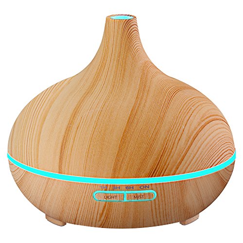 VicTsing 300ml Diffuseur d'Huiles Essentielles Humidificateur Portable Ultrasonique Brume Fraîche Arôme Diffuseur de Parfum avec Prise UE Lumière LED Couleurs Changeantes pour SPA, Yoga, Maison, Bureau VicTsing 300ml Diffuseur d'Huiles Essentielles Humidificateur Portable Ultrasonique Brume Fraîche Arôme Diffuseur de Parfum avec Prise UE Lumière LED Couleurs Changeantes pour SPA, Yoga, Maison, Bureau
