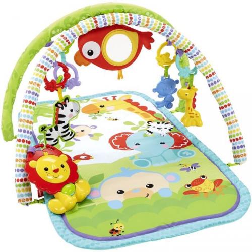FISHER-PRICE Tapis d'Eveil amis de la jungle 3 en 1 FISHER-PRICE Tapis d'Eveil amis de la jungle 3 en 1