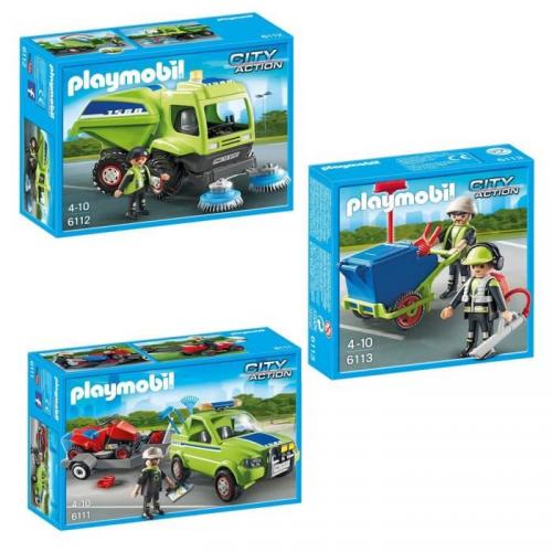 PLAYMOBIL Pack Agents de voirie 2 PLAYMOBIL Pack Agents de voirie 2