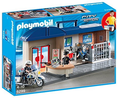 Playmobil - 5299 - Commissariat de police transportable Playmobil - 5299 - Commissariat de police transportable