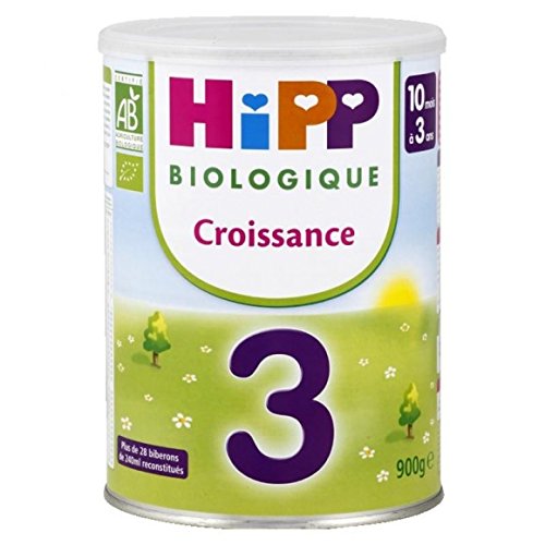 HIPP - Lait Hipp croissance bio - Bo&icirc;te de 900 g- &lpar;pour la quantit&eacute; plus que 1 nous vous remboursons le port suppl&eacute;mentaire&rpar;