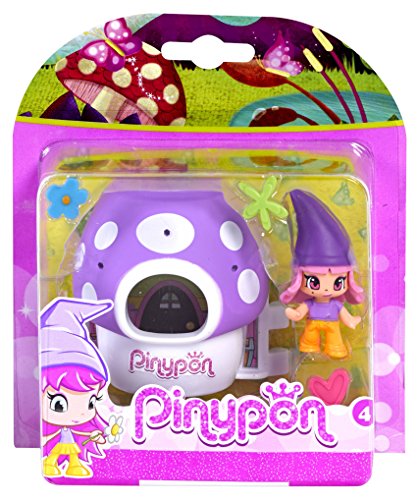 Figurine - PinyPon - Elfe et Champignon Magique Violet Figurine - PinyPon - Elfe et Champignon Magique Violet