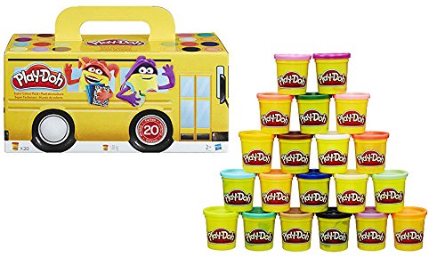Hasbro Play-Doh a7924eu6 - Couleurs super Set, modeler Lot de 20 Hasbro Play-Doh a7924eu6 - Couleurs super Set, modeler Lot de 20