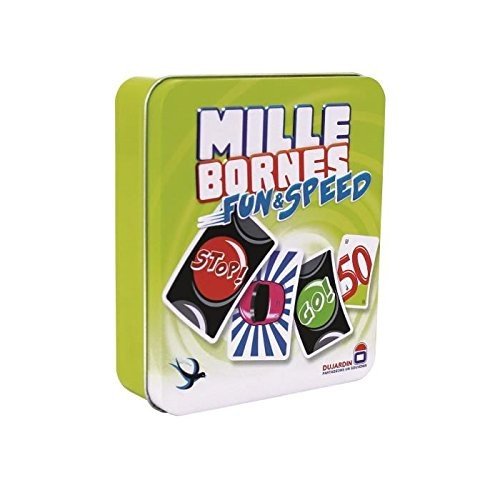 Dujardin - 59062 - Jeu de Cartes - Mille Bornes Fun et Speed - Boîte Métal Dujardin - 59062 - Jeu de Cartes - Mille Bornes Fun et Speed - Boîte Métal