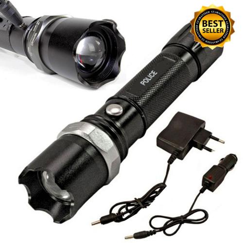 Tactical Police Heavy Duty 3W Rechargeable Flashlight