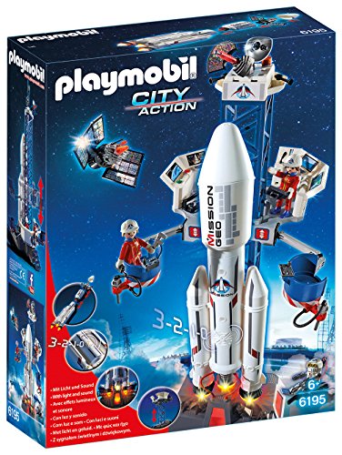 Playmobil - 6195 - Base de lancement avec fusée Playmobil - 6195 - Base de lancement avec fusée