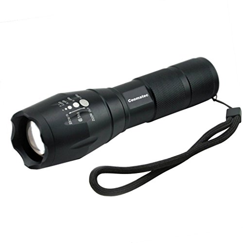 Coomatec SD-100 Ultra Puissante 900 Lumens Lampe de Torche Militaire Poche LED Zoom Flashlight Coomatec SD-100 Ultra Puissante 900 Lumens Lampe de Torche Militaire Poche LED Zoom Flashlight