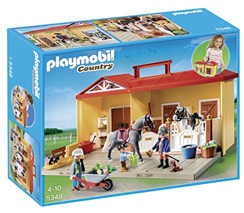 Playmobil - A1502643 - Jeu De Construction - Ecurie Transportable