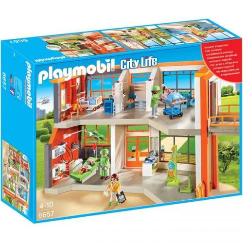 PLAYMOBIL 6657 Hôpital pédiatrique aménagé