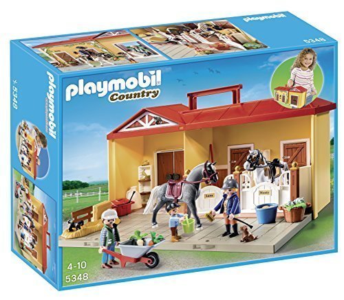 Playmobil 5348 Pays Pony Ferme Emmener écurie by Playmobil Playmobil 5348 Pays Pony Ferme Emmener écurie by Playmobil