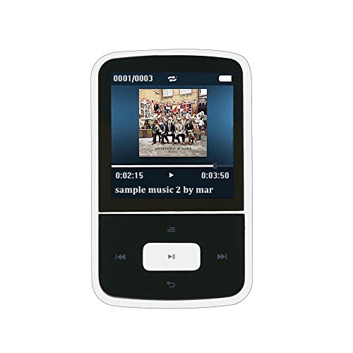 AGPTEK G05W MP3 Bluetooth 8Go avec Pince, Ecran en couleur, Blanc et Noir (Supporte la carte mémoire jusqu'à 64Go) AGPTEK G05W MP3 Bluetooth 8Go avec Pince, Ecran en couleur, Blanc et Noir (Supporte la carte mémoire jusqu'à 64Go)