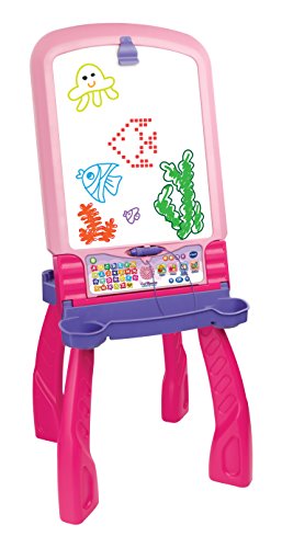 VTech - 193555 - Magi chevalet interactif - 3 en 1 - Rose VTech - 193555 - Magi chevalet interactif - 3 en 1 - Rose