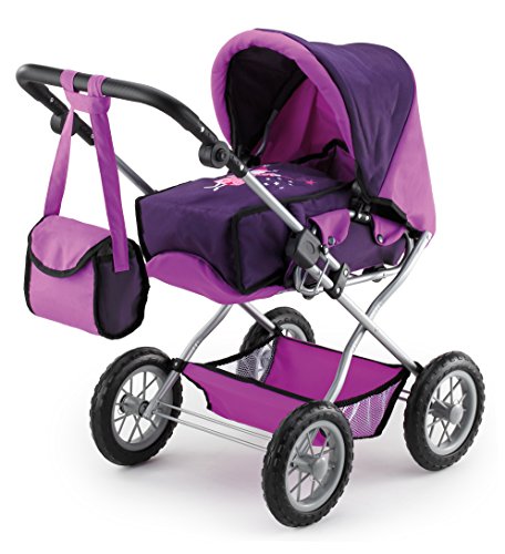 Bayer Design - 15012 - Grand Poussette Landau Pour Poupée - Réglable - Combi Pourpre - 75 Cm Bayer Design - 15012 - Grand Poussette Landau Pour Poupée - Réglable - Combi Pourpre - 75 Cm