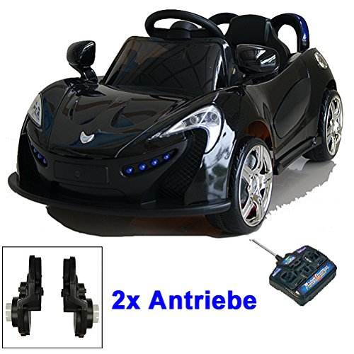 crooza ® ROADSTER mp3 **2x MOTEURS** - Voiture / Véhicule électrique pour Enfant avec TÉLÉCOMMANDE Porteur Vélo (Noir) ... crooza ® ROADSTER mp3 **2x MOTEURS** - Voiture / Véhicule électrique pour Enfant avec TÉLÉCOMMANDE Porteur Vélo (Noir) ...