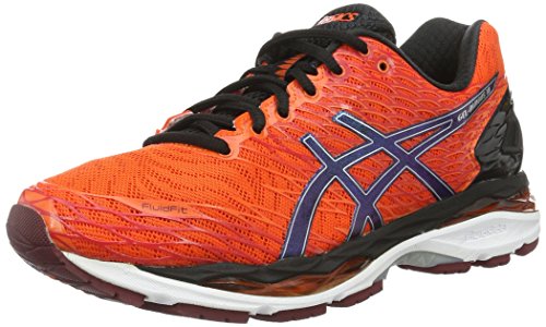 Asics Nimbus 18, Chaussures de Running Homme, Orange (Flame Orange/Black/Silver), 43.5 EU