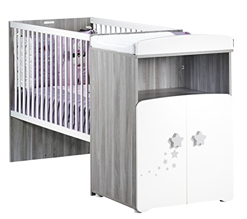 BABY PRICE New Nao Lit B&eacute;b&eacute; Combin&eacute; &Eacute;volutif 120 x 60 cm en 90 x 190 cm