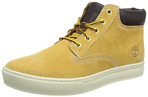 Timberland Dauset, Sneakers Hautes Hommes, Jaune (Wheat), 42 EU
