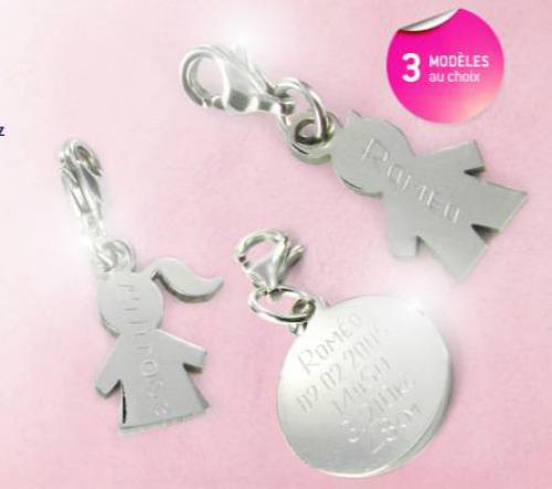 Mustela : bijou médaille naissance gravé à 5,95€ Mustela : bijou médaille naissance gravé à 5,95€