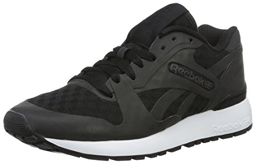 Reebok Gl 6000 Hidden Messaging Tech Pack, Sneakers Basses Mixte Adulte, Noir (Black/White), 34.5 EU