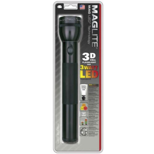 Mag-Lite ST3D016 3 D-Cell Lampe Torche LED Métal Noir 31,5 cm Mag-Lite ST3D016 3 D-Cell Lampe Torche LED Métal Noir 31,5 cm