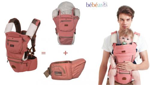 B&eacute;b&eacute;ar ergonomique de luxe 8 en 1 si&egrave;ge pour hanche hipseat porte-b&eacute;b&eacute; 360 mochila portabebe b&eacute;b&eacute; sling sac &agrave; dos Kangourous pour enfants b&eacute;b&eacute; wrap