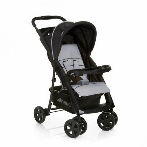 HAUCK Poussette Citadine Shopper Comfortfold - Black&sol;Silver