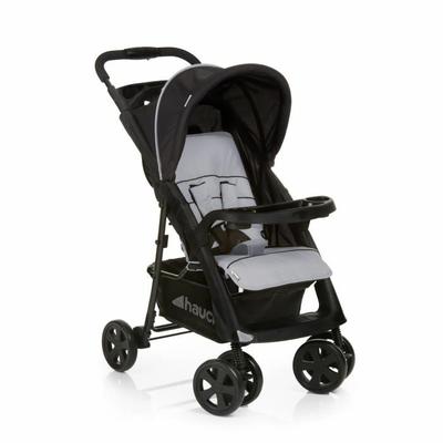 HAUCK Poussette Citadine Shopper Comfortfold - Black&sol;Silver