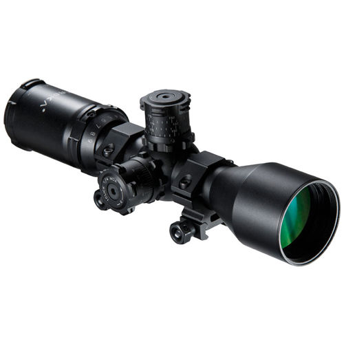 Barska 3-9x40 Contour Riflescope Mil Dot & Picatinny/Weaver Style Rings, AC11874