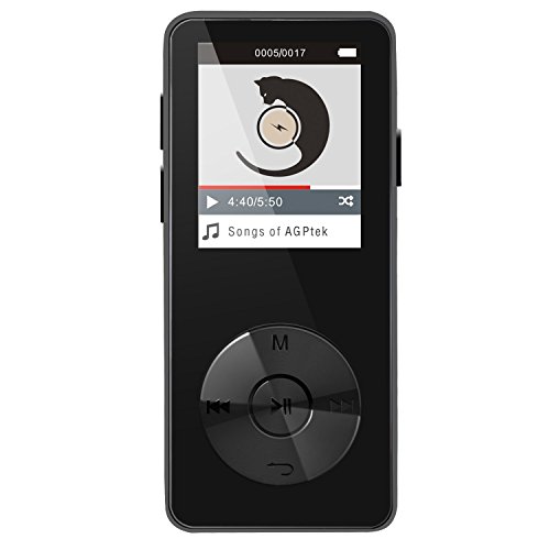 AGPTEK 16Go M28 |Refusez Le Faux!| | Lecteur MP3 Métal, Ecran Couleurs de 1.8'', (slot carte mémoire de 32Go), Noir AGPTEK 16Go M28 |Refusez Le Faux!| | Lecteur MP3 Métal, Ecran Couleurs de 1.8'', (slot carte mémoire de 32Go), Noir