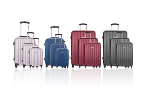 Set de trois valises KORBA de la marque TRAVEL ONE, coloris au choix à 99,90€, livraison offerte Set de trois valises KORBA de la marque TRAVEL ONE, coloris au choix à 99,90€, livraison offerte