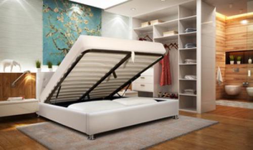Lit coffre Luxe Sampur avec ou sans matelas à mémoire de forme dès 299,90€, livraison offerte Lit coffre Luxe Sampur avec ou sans matelas à mémoire de forme dès 299,90€, livraison offerte