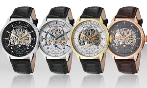 Montres Squelettes Automatiques Stührling Original, 4 modèles pour homme à 99€, livraison offerte Montres Squelettes Automatiques Stührling Original, 4 modèles pour homme à 99€, livraison offerte