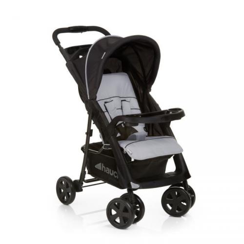 HAUCK Poussette Citadine Shopper Comfortfold - Black&sol;Silver