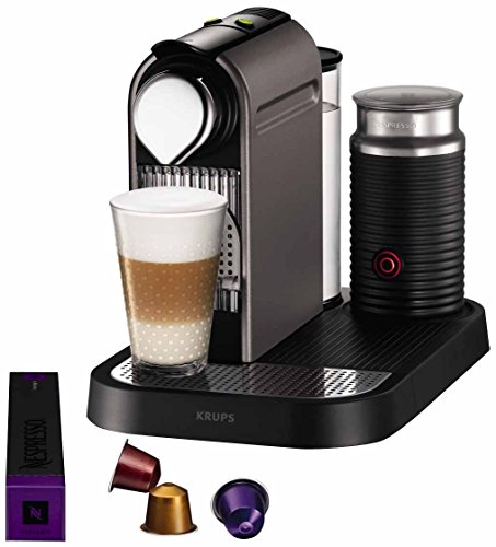 Krups YY1472FD Nespresso Citiz and Milk Titane