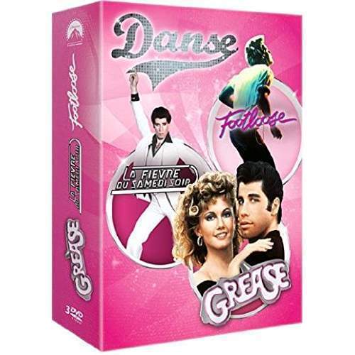 Coffret Danse : La fievre du samedi soir Footloose   Grease - Coffret 3 DVD