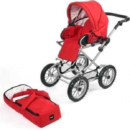 Poussette ''Combi 3 en 1'' Rouge