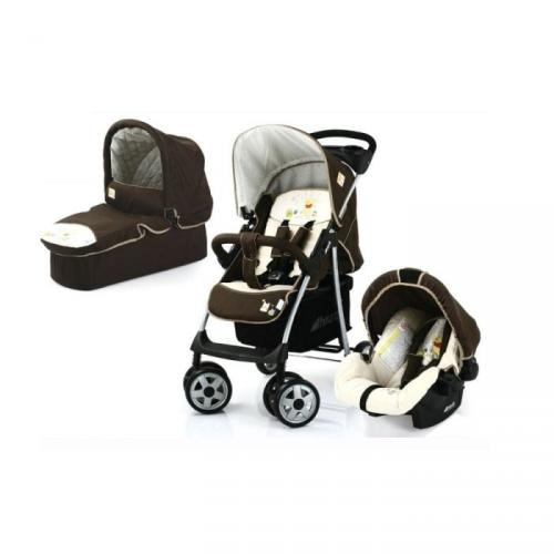 WINNIE L'OURSON Poussette Combin&eacute;e Trio Shopper Set