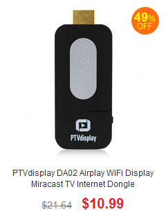 PTVdisplay DA02 Airplay WiFi Display Miracast TV Internet Dongle PTVdisplay DA02 Airplay WiFi Display Miracast TV Internet Dongle