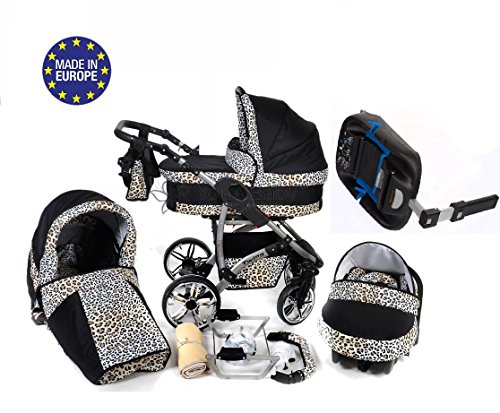 Twing - Baby Sportive Syst&egrave;me de voyage 3 en 1 avec landau&comma; si&egrave;ge auto&comma; base Isofix&comma; poussette et accessoires b&eacute;b&eacute;