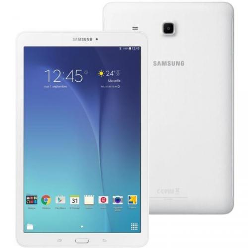 Samsung Galaxy Tab E 3G Wifi - 9,6" WXGA - 1,5Go RAM - Android 4.4 - Quad Core - Stockage 8Go - Blanc