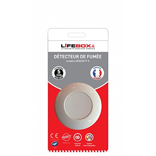 LifeBox - Détecteur de fumée - Norme NF - Autonomie 5 ans