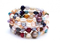 3, 5 ou 10 bracelets en perles d'eau douce naturelles colorées dès 9,90€ 3, 5 ou 10 bracelets en perles d'eau douce naturelles colorées dès 9,90€
