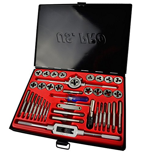 Jeu de tarauds et filières métrique M3-M12 par U.S.Pro tools AT224 Jeu de tarauds et filières métrique M3-M12 par U.S.Pro tools AT224