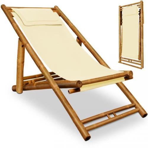 Chaise longue Transat en Bambou