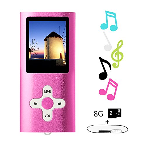 Btopllc Lecteurs MP3 8 Go Lecteurs MP3 MP4 Lecteur MP3 / MP4 Entrée audio numérique Compact Music Music Hi-Fi Lecteur MP3 Media Player (rose) Btopllc Lecteurs MP3 8 Go Lecteurs MP3 MP4 Lecteur MP3 / MP4 Entrée audio numérique Compact Music Music Hi-Fi Lecteur MP3 Media Player (rose)
