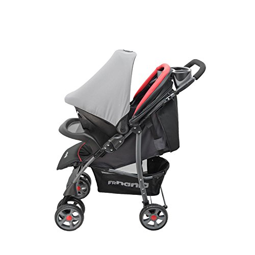 Mycarsit Poussette Combin&eacute;e&comma; Groupe 0&plus; &lpar;0 &agrave;&nbsp;13k g&rpar;&comma; Gris