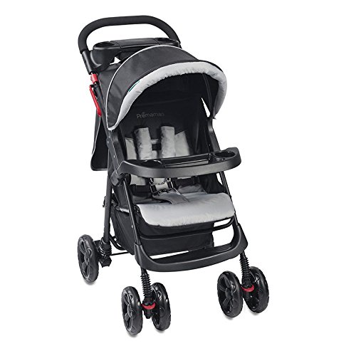 Combin&eacute; duo poussette et si&egrave;ge auto Pr&eacute;maman - Gris