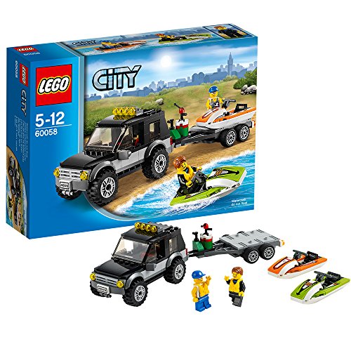 Lego City - 60058 - Jeu De Construction - Le 4x4 De Transport Des Jet-skis