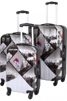 Ensemble de 3 Valises rigides à 4 roues Quantité Travel World Ensemble de 3 Valises rigides à 4 roues Quantité Travel World