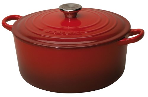 Le Creuset Tradition cocotte en fonte ronde cerise 34cm 21001340602461 Le Creuset Tradition cocotte en fonte ronde cerise 34cm 21001340602461